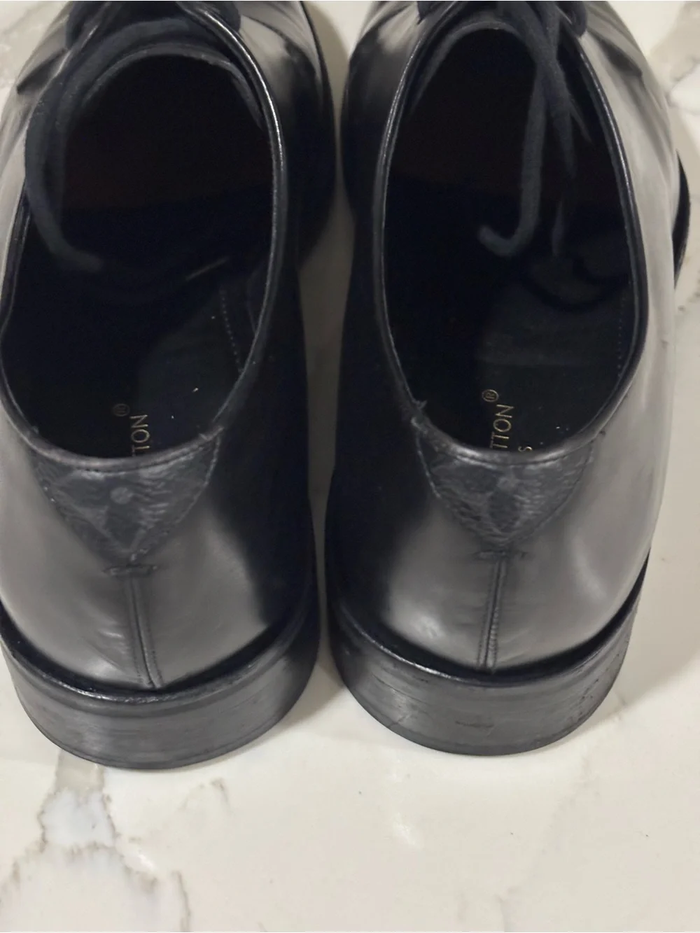 Louis Vuitton polished black